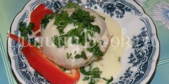 Фаршированные рисом и грибами кальмары