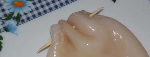 фаршированные рисом и грибами кальмары. Шаг 33