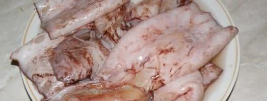 фаршированные рисом и грибами кальмары. Шаг 25