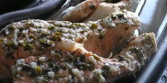 Форель на пару