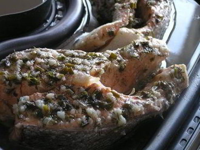 Рецепт форели на пару