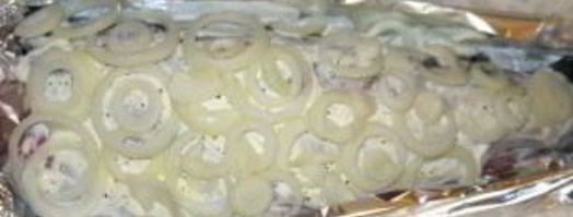 форель с лимоном в фольге. Шаг 6