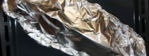 форель с лимоном в фольге. Шаг 7