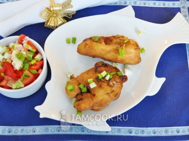 Рецепт горбуши в пивном кляре
