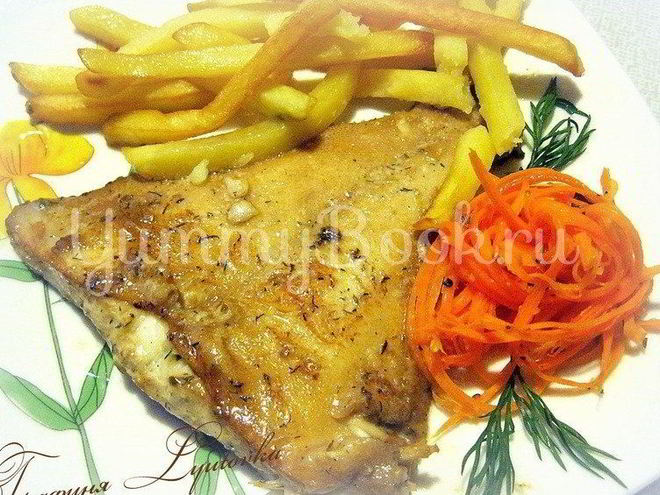 Рецепт камбалы жареной