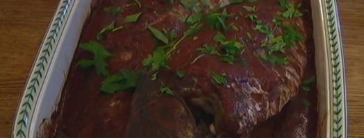 карп, томленный в красном вине. Шаг 12