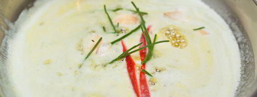 креветки и кальмары с теплым салатом. Шаг 3