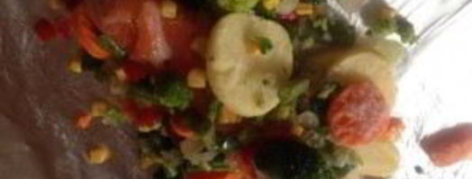 лосось в духовке с овощами. Шаг 6