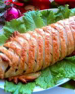 Лосось запеченный в тесте