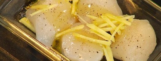 морской гребешок на пюре из цветной капусты. Шаг 3