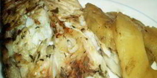 Палтус на гриле