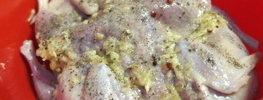 перепела на углях в чесночном масле. Шаг 4