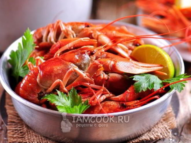 Рецепт раков вареных с кукурузой