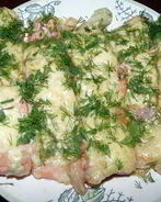 Рыба под сырно-чесночной корочкой