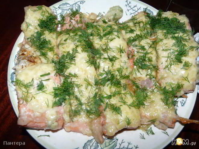 Рецепт рыбы под сырно-чесночной корочкой