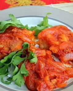 Рыба под томатным соусом