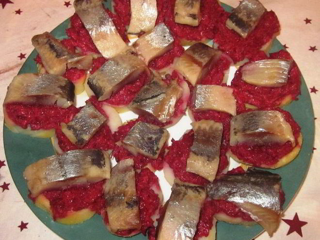 Рецепт сельди на шубе