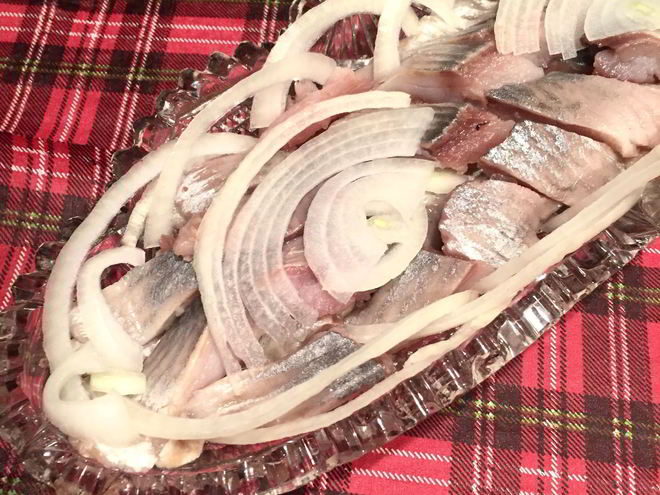 Рецепт селедки с луком