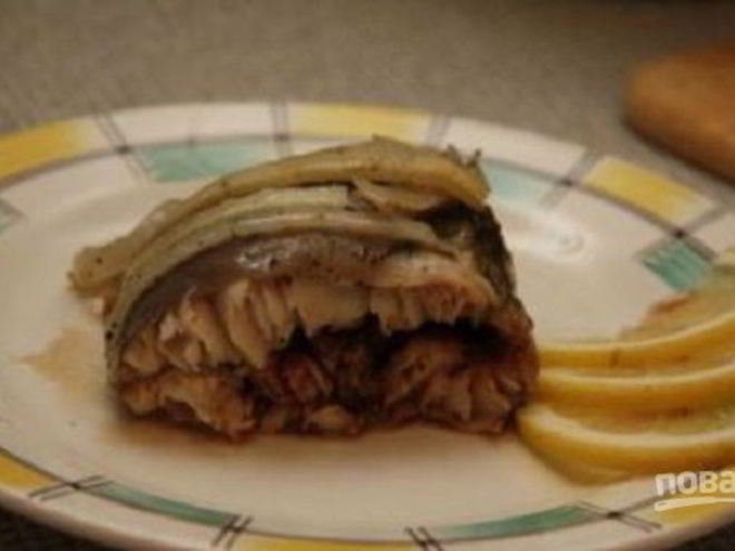 Рецепт стерляди в духовке целиком