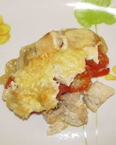 Судак с картофелем