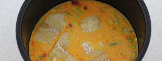 треска тушеная с овощами в мультиварке. Шаг 7