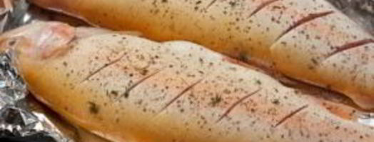 янтарная форель, запеченная с луком. Шаг 4