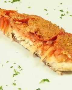 Запеченная рыба в томатном соусе