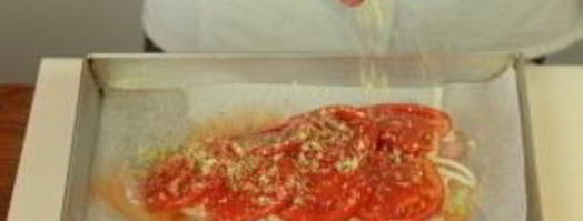 запеченная рыба в томатном соусе. Шаг 8