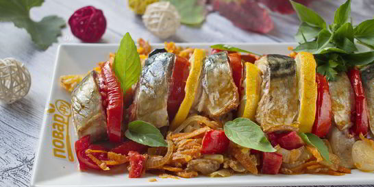 Запеченная скумбрия Краски осени