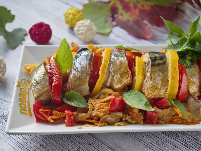 Рецепт запеченной скумбрии краски осени