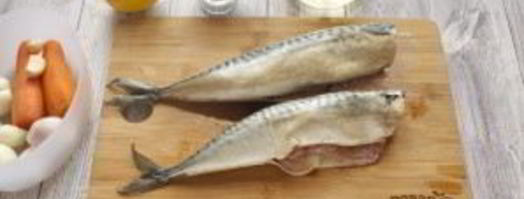 запеченная скумбрия краски осени. Шаг 3