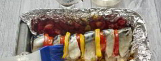 запеченная скумбрия краски осени. Шаг 7