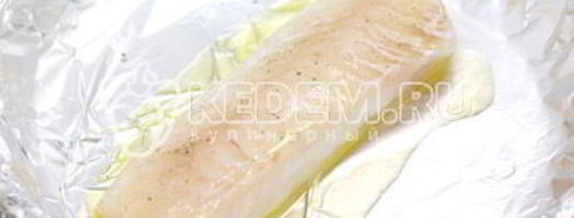 запеченная треска с помидорной заправкой. Шаг 5