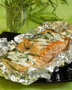 Запеченый лосось с эстрагоном