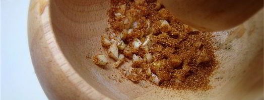 жгучие креветки в ледяной пиале. Шаг 4