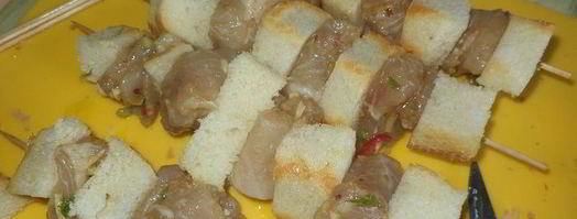 хрустящие шашлычки с рыбкой. Шаг 8