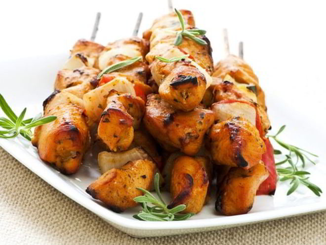 Рецепт куриного шашлыка с бальзамическим уксусом и розмарином