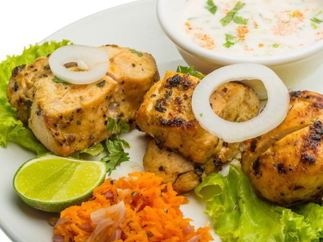 Рецепт куриного шашлыка с карри