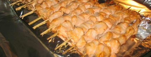 куриный шашлык в духовке на шпажках. Шаг 10
