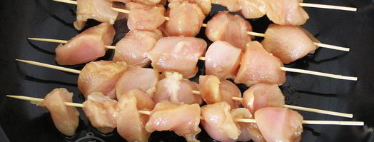 куриные шашлычки на шпажках. Шаг 7