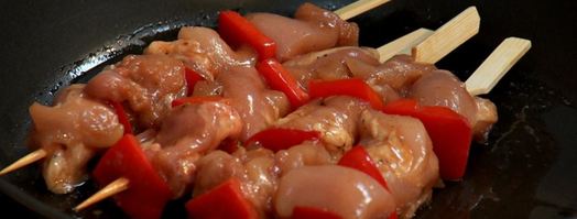 куриные шашлычки в мандариновом соусе. Шаг 4