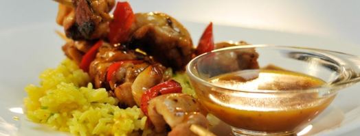 куриные шашлычки в мандариновом соусе. Шаг 6