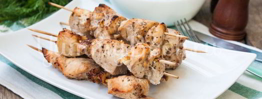 куриные шашлыки на шпажках. Шаг 5