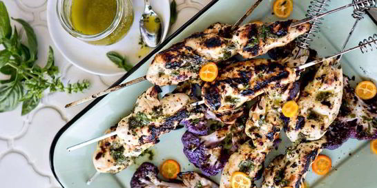 Мариновка шашлыка из курицы