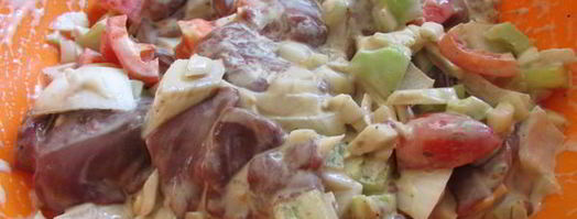 шашлычки из куриной печени. Шаг 3