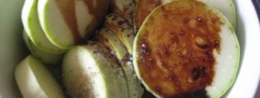 шашлычки — кабачки с фаршем. Шаг 3