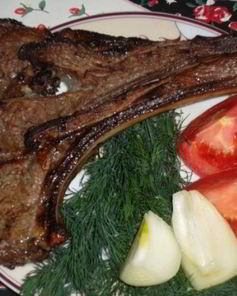 Шашлык из баранины по-узбекски