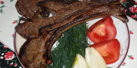 Шашлык из баранины по-узбекски