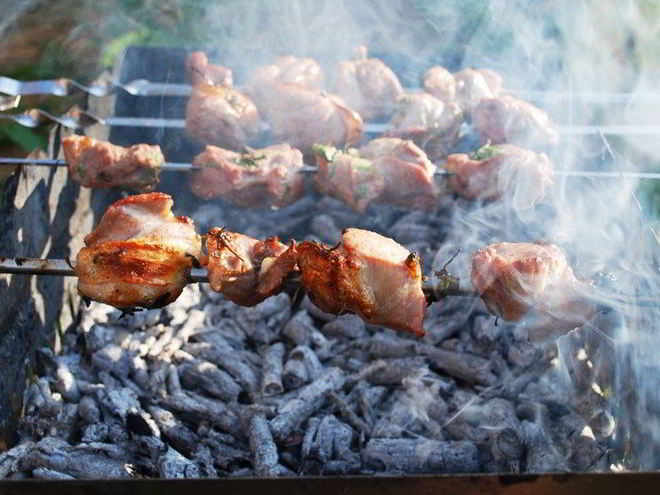 Рецепт шашлыка из баранины с кинзой и луком