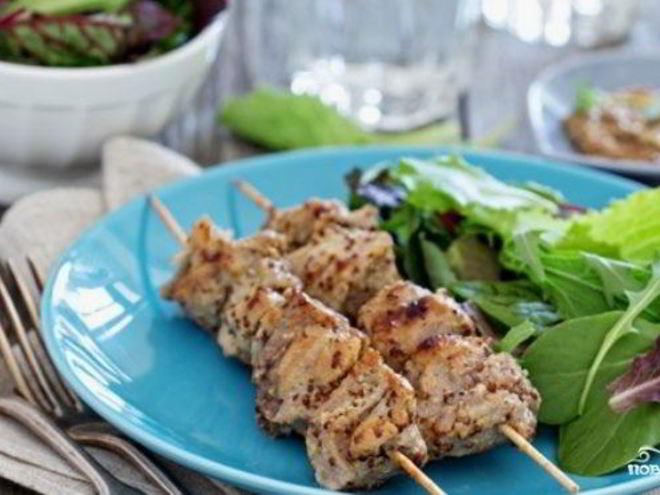 Рецепт шашлыка из бедра индейки